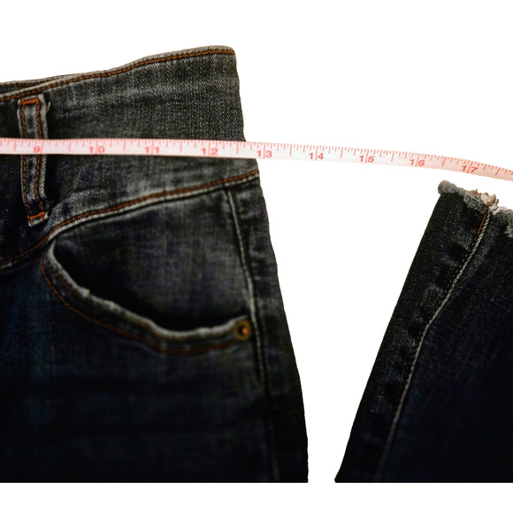 Alter'd State bell bottom y2k jeans with frayed bottom high rise size 26 - Picture 5 of 15